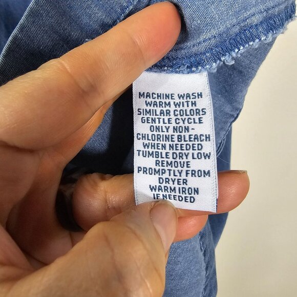 Go Softly Patio Dress 1X Pink Embroidered Zip Front Apron Pockets Cottagecore - Picture 9 of 10